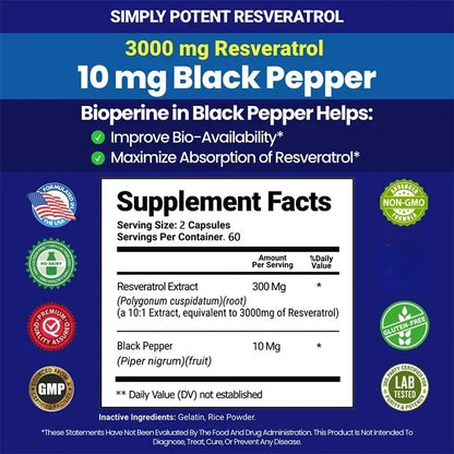 Premium Resveratrol Antioxidant Complex