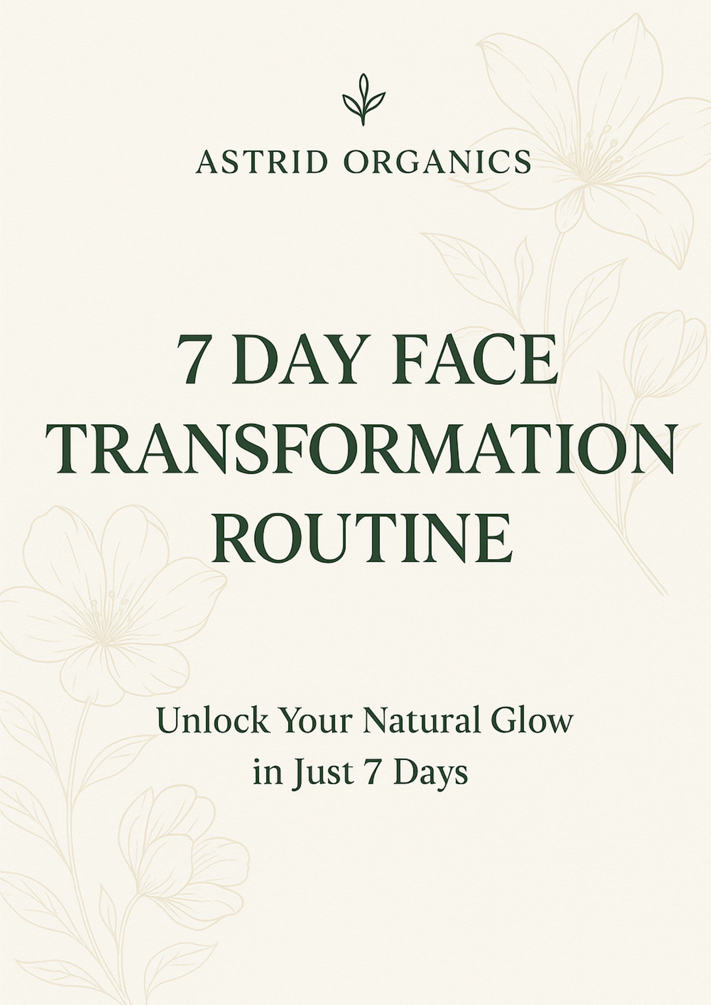 7-day Face transformation routine pdf